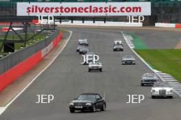 Silverstone Classic  28-30 July 2017 At the Home of British Motorsport Parade Mercades Free for editorial use only Photo credit –  JEP 