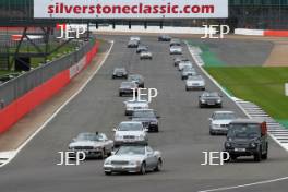 Silverstone Classic  28-30 July 2017 At the Home of British Motorsport Parade Mercades Free for editorial use only Photo credit –  JEP 