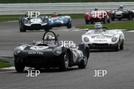 Silverstone Classic  28-30 July 2017 At the Home of British Motorsport Stirling Moss pre 61 Sports cars  BROOKS Steve, O’CONNELL Martin, Lister Jaguar ‘Flat Iron’ Free for editorial use only Photo credit –  JEP 