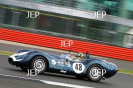 Silverstone Classic  28-30 July 2017 At the Home of British Motorsport Stirling Moss pre 61 Sports cars  THOMAS Sam, TURKINGTON Colin, Lister Knobbly Free for editorial use only Photo credit –  JEP 