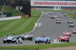 Silverstone Classic  28-30 July 2017 At the Home of British Motorsport Stirling Moss pre 61 Sports cars  THOMAS Sam, TURKINGTON Colin, Lister Knobbly Free for editorial use only Photo credit –  JEP 