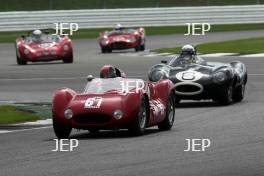 Silverstone Classic  28-30 July 2017 At the Home of British Motorsport Stirling Moss pre 61 Sports cars  FIERRO ELETA Guillermo,  HART Steve, Maserati T61 Free for editorial use only Photo credit –  JEP 