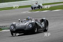 Silverstone Classic  28-30 July 2017 At the Home of British Motorsport Stirling Moss pre 61 Sports cars  HÜBNER Hans, Lister Jaguar Knobbly  Free for editorial use only Photo credit –  JEP 