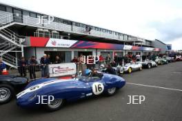 Silverstone Classic  28-30 July 2017 At the Home of British Motorsport Stirling Moss pre 61 Sports cars  KENT Richard, Lister Costin Jaguar Free for editorial use only Photo credit –  JEP 