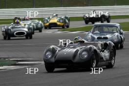 Silverstone Classic  28-30 July 2017 At the Home of British Motorsport Stirling Moss pre 61 Sports cars  HÜBNER Hans, Lister Jaguar Knobbly  Free for editorial use only Photo credit –  JEP 