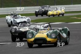 Silverstone Classic  28-30 July 2017 At the Home of British Motorsport Stirling Moss pre 61 Sports cars  HARRIS Tom, NEEDELL Tiff, Lister Jaguar Knobbly Free for editorial use only Photo credit –  JEP 