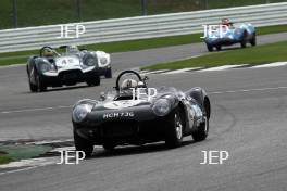 Silverstone Classic  28-30 July 2017 At the Home of British Motorsport Stirling Moss pre 61 Sports cars  BROOKS Steve, O’CONNELL Martin, Lister Jaguar ‘Flat Iron’ Free for editorial use only Photo credit –  JEP 