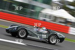 Silverstone Classic  28-30 July 2017 At the Home of British Motorsport Stirling Moss pre 61 Sports cars  HÜBNER Hans, Lister Jaguar Knobbly  Free for editorial use only Photo credit –  JEP 