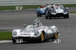 Silverstone Classic  28-30 July 2017 At the Home of British Motorsport Stirling Moss pre 61 Sports cars  AHLERS Keith, BELLINGER Billy, Lola Mk1 Prototype  Free for editorial use only Photo credit –  JEP 