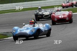 Silverstone Classic  28-30 July 2017 At the Home of British Motorsport Stirling Moss pre 61 Sports cars   LAMPLOUGH Robs, LOVETT James, Lola Mk1 Free for editorial use only Photo credit –  JEP 