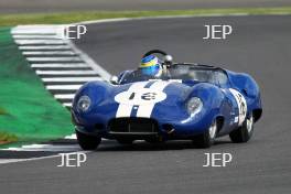 Silverstone Classic  28-30 July 2017 At the Home of British Motorsport Stirling Moss pre 61 Sports cars  KENT Richard, Lister Costin Jaguar Free for editorial use only Photo credit –  JEP 