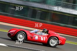 Silverstone Classic  28-30 July 2017 At the Home of British Motorsport Stirling Moss pre 61 Sports cars  FIERRO ELETA Guillermo,  HART Steve, Maserati T61 Free for editorial use only Photo credit –  JEP 