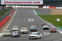 Silverstone Classic  28-30 July 2017 At the Home of British Motorsport John Fitzpatrick U2TC GOFF Max, GOFF Ian, BMW 1800 Ti  Free for editorial use only Photo credit –  JEP 