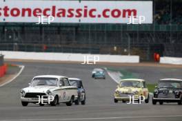 Silverstone Classic  28-30 July 2017 At the Home of British Motorsport John Fitzpatrick U2TC PINK Nick, MANSELL Kevin, Ford Lotus Cortina Free for editorial use only Photo credit –  JEP 