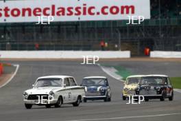 Silverstone Classic  28-30 July 2017 At the Home of British Motorsport John Fitzpatrick U2TC PINK Nick, MANSELL Kevin, Ford Lotus Cortina Free for editorial use only Photo credit –  JEP 