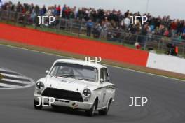 Silverstone Classic  28-30 July 2017 At the Home of British Motorsport John Fitzpatrick U2TC PINK Nick, MANSELL Kevin, Ford Lotus Cortina Free for editorial use only Photo credit –  JEP 