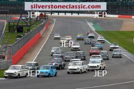 Silverstone Classic  28-30 July 2017  At the Home of British Motorsport  JEWELL Marcus, MYERS Robert, Ford Consul Cortina Free for editorial use only Photo credit – JEP