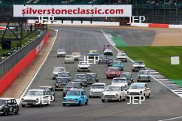 Silverstone Classic  28-30 July 2017  At the Home of British Motorsport  WHEELER Daniel, OWENS Endaf, Morris Mini Cooper S Free for editorial use only Photo credit – JEP