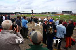 Silverstone Classic  28-30 July 2017  At the Home of British Motorsport  Crowds watch the race action. Free for editorial use only Photo credit – JEP