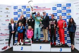 Silverstone Classic  28-30 July 2017 At the Home of British Motorsport John Fitzpatrick U2TC Podium Free for editorial use only Photo credit –  JEP 