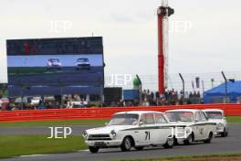 Silverstone Classic  28-30 July 2017 At the Home of British Motorsport John Fitzpatrick U2TC KUBOTA Katsu, MIDDLEHURST Andy, Ford Lotus Cortina Free for editorial use only Photo credit –  JEP 