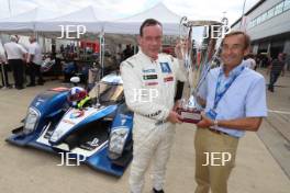 Silverstone Classic  20-22 July 2018 At the Home of British Motorsport 7 David Porter, Peugeot 908 with the Stuart Graham Award Scarf and Goggles most admired competition car  Free for editorial use only Photo credit – JEP