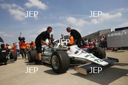 Silverstone Classic  20-22 July 2018 At the Home of British Motorsport 72 Mark Hazell, Williams FW07B	 Free for editorial use only Photo credit – JEP