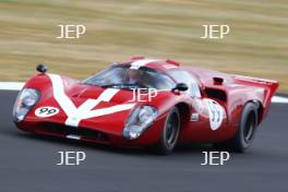 Silverstone Classic  20-22 July 2018 At the Home of British Motorsport 99 Paul Gibson, Lola T70 Mk3B	 Free for editorial use only Photo credit – JEP