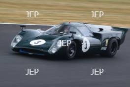 Silverstone Classic  20-22 July 2018 At the Home of British Motorsport 3 Jason Wright, Lola T70 Mk3B Free for editorial use only Photo credit – JEP