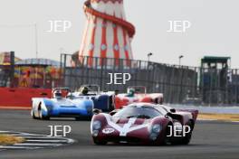 Silverstone Classic  20-22 July 2018 At the Home of British Motorsport 99 Paul Gibson, Lola T70 Mk3B	 Free for editorial use only Photo credit – JEP