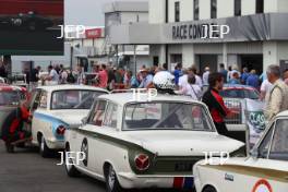 Silverstone Classic  20-22 July 2018 At the Home of British Motorsport 91 Martin Strommen/Arne Berg, Ford Lotus Cortina Free for editorial use only Photo credit – JEP