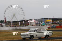 Silverstone Classic  20-22 July 2018 At the Home of British Motorsport 13 Andy Wolfe/Rob Huff, Ford Lotus Cortina Free for editorial use only Photo credit – JEP