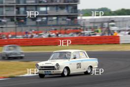 Silverstone Classic  20-22 July 2018 At the Home of British Motorsport 170 Marcus Jewell, Ford Lotus Cortina Free for editorial use only Photo credit – JEP