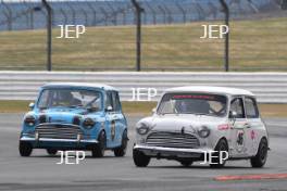 Silverstone Classic  20-22 July 2018 At the Home of British Motorsport 46 Ian Curley/Bill Sollis, Austin	Mini Cooper S Free for editorial use only Photo credit – JEP