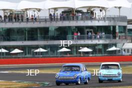 Silverstone Classic  20-22 July 2018 At the Home of British Motorsport 10 Ambrogio Perfetti/Oscar Rovelli, Ford Lotus Cortina Free for editorial use only Photo credit – JEP