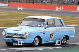 Silverstone Classic  20-22 July 2018 At the Home of British Motorsport Mark Sumpter, Ford Lotus Cortina  Free for editorial use only Photo credit – JEP