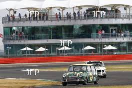 Silverstone Classic  20-22 July 2018 At the Home of British Motorsport 15 Graham Churchill/Peter Baldwin, Austin Mini Cooper S Free for editorial use only Photo credit – JEP