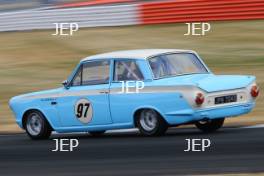 Silverstone Classic  20-22 July 2018 At the Home of British Motorsport Mark Sumpter, Ford Lotus Cortina  Free for editorial use only Photo credit – JEP