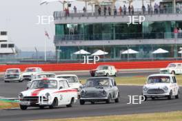 Silverstone Classic  20-22 July 2018 At the Home of British Motorsport 24 Rob Myers/Benji Hetherington, Ford Lotus Cortina Free for editorial use only Photo credit – JEP