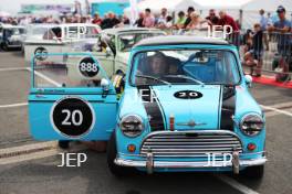 Silverstone Classic  20-22 July 2018 At the Home of British Motorsport 20 Endaf Owens, Austin Mini Cooper S Free for editorial use only Photo credit – JEP