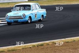 Silverstone Classic  20-22 July 2018 At the Home of British Motorsport Mark Sumpter, Ford Lotus Cortina  Free for editorial use only Photo credit – JEP