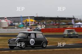 Silverstone Classic  20-22 July 2018 At the Home of British Motorsport 104 Peter James/Alan Letts, Austin Mini Cooper Free for editorial use only Photo credit – JEP