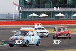 Silverstone Classic  20-22 July 2018 At the Home of British Motorsport Riley/Short 	Austin Mini Cooper S Free for editorial use only Photo credit – JEP