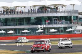 Silverstone Classic  20-22 July 2018 At the Home of British Motorsport 27 Leon Oli Window/Ashley Davies, Austin Mini Cooper S Free for editorial use only Photo credit – JEP