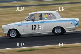 Silverstone Classic  20-22 July 2018 At the Home of British Motorsport 170 Marcus Jewell, Ford Lotus Cortina Free for editorial use only Photo credit – JEP