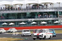 Silverstone Classic  20-22 July 2018 At the Home of British Motorsport 24 Rob Myers/Benji Hetherington, Ford Lotus Cortina Free for editorial use only Photo credit – JEP