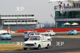 Silverstone Classic  20-22 July 2018 At the Home of British Motorsport 13 Andy Wolfe/Rob Huff, Ford Lotus Cortina Free for editorial use only Photo credit – JEP