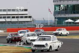 Silverstone Classic  20-22 July 2018 At the Home of British Motorsport 13 Andy Wolfe/Rob Huff, Ford Lotus Cortina Free for editorial use only Photo credit – JEP