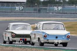 Silverstone Classic  20-22 July 2018 At the Home of British Motorsport 170 Marcus Jewell, Ford Lotus Cortina Free for editorial use only Photo credit – JEP