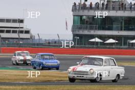 Silverstone Classic  20-22 July 2018 At the Home of British Motorsport 2 Richard Dutton/Neil Brown, Ford Lotus Cortina Free for editorial use only Photo credit – JEP